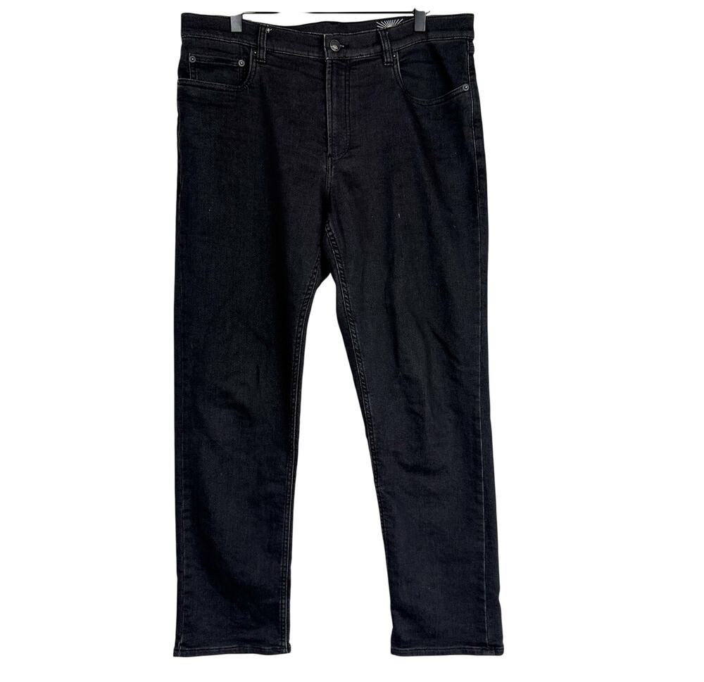 Faherty Stretch Terry 5 Pocket Pant Men's Black - W34 L30 34x30